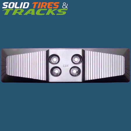 600mm Chain-On Rubber Pad - Heavy Duty